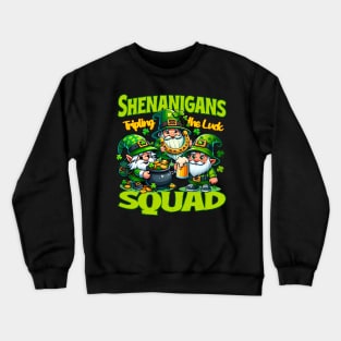 Shenanigans Squad - Lucky Gnomes Crewneck Sweatshirt